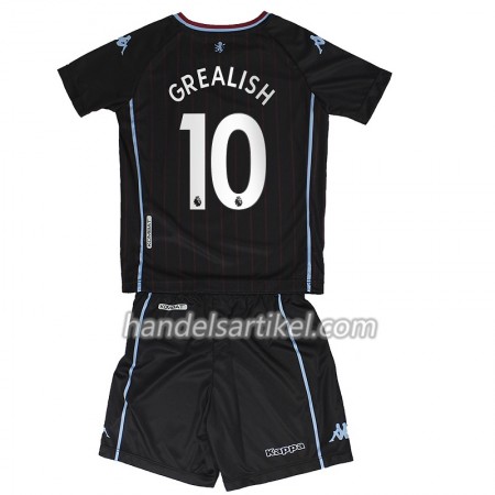 Aston Villa Jack Grealish 10 Kinder Auswärts Trikotsatz 2020/21 Kurzarm (+ Kurze Hosen)